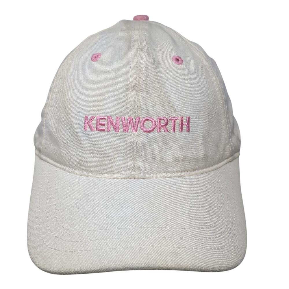 Kenworth Strapback Baseball Cap Beige One Size Adjustable Embroidered Cyrk